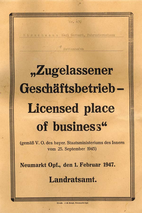 70 Jahre Busunternehmen Hirschmann Mettenhofen